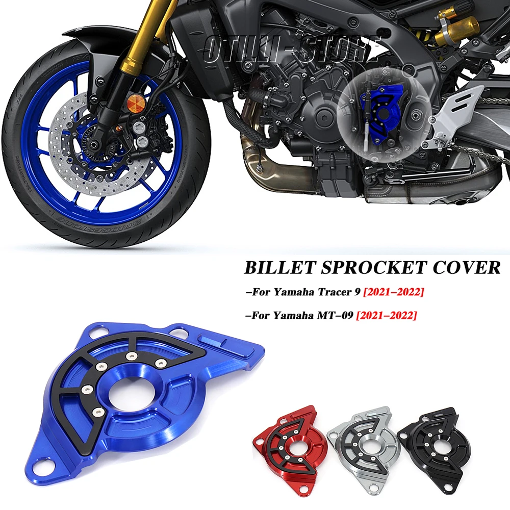 

CNC Motorcycle Chain Guard Protection Cover Left Engine Front Sprocket For Yamaha MT-09 MT09 Tracer 9 2021 - 2022