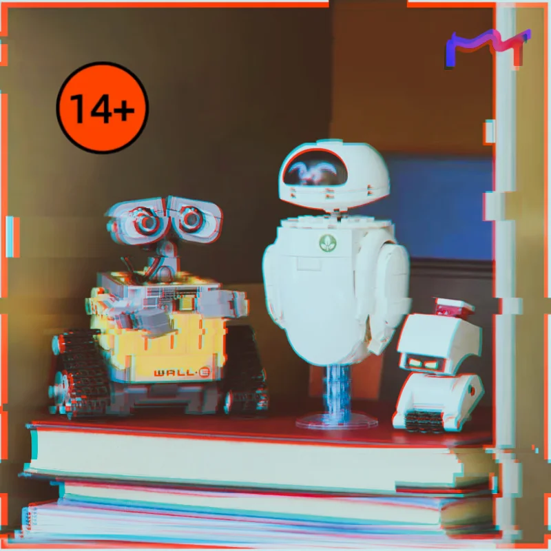 

811 шт. Disney WALLI EVE робот строительные блоки фигурки блоки MOC-43279 милые игрушки с героями мультфильмов детские подарки на день рождения