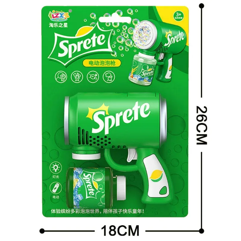 Machine à bulles pistolet à bulles Solution enfant automatique musique lumière portable table fabricant de bulles cadeau pour fête d'anniversaire en plein air