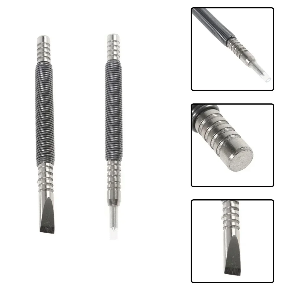 Brand New Workshop Hammer Punch Spring Tool Nail 1/8inch & 5/16inch 2 Pcs Double Ended Hand Tools Workshop Equipment