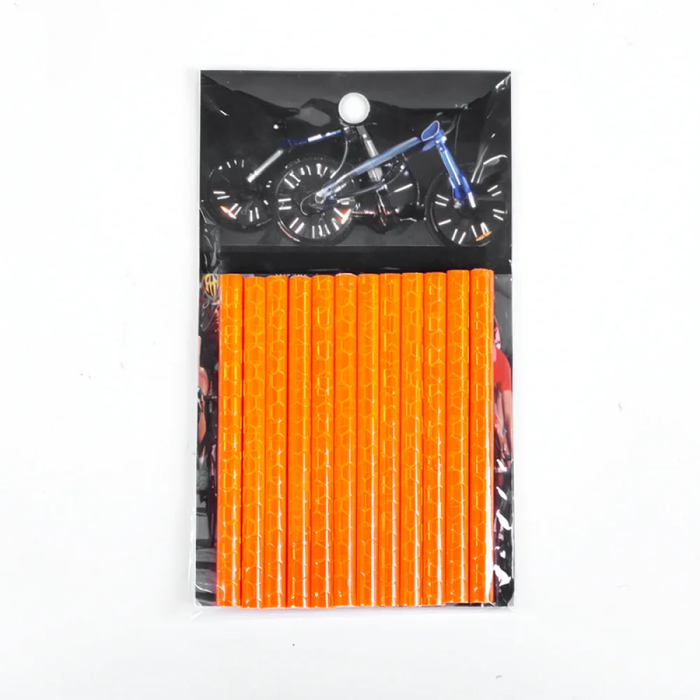 Cycling Gear And Equipment - Bike Wheel Spoke Reflective Clips Night