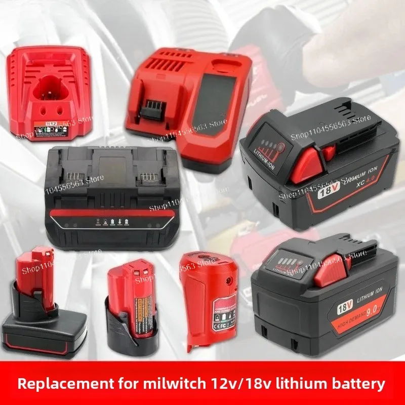 For Milwauke  M18M12 18V 12V Charger Power Tools