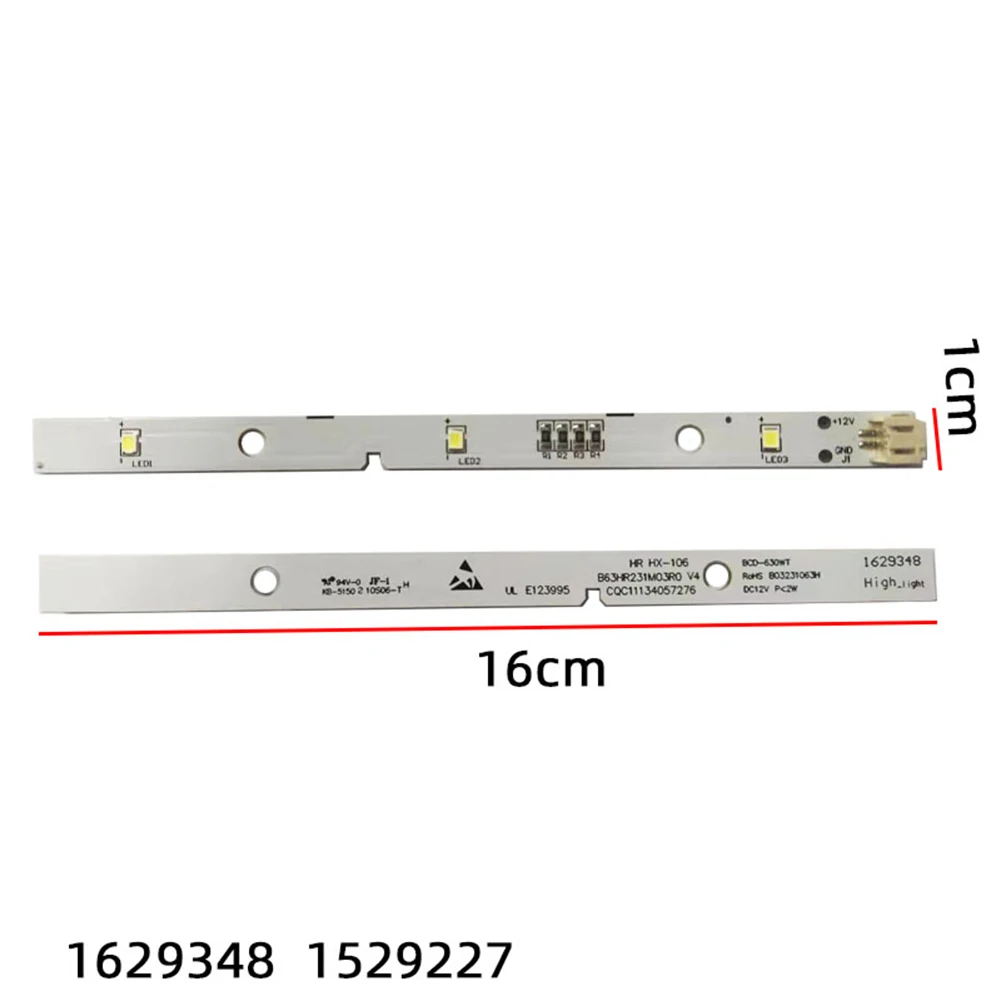 2 Pcs LED Light Strips Replacement Fit For Rongsheng/Hisense Refrigerator MDDZ-162A 1629348  1529227