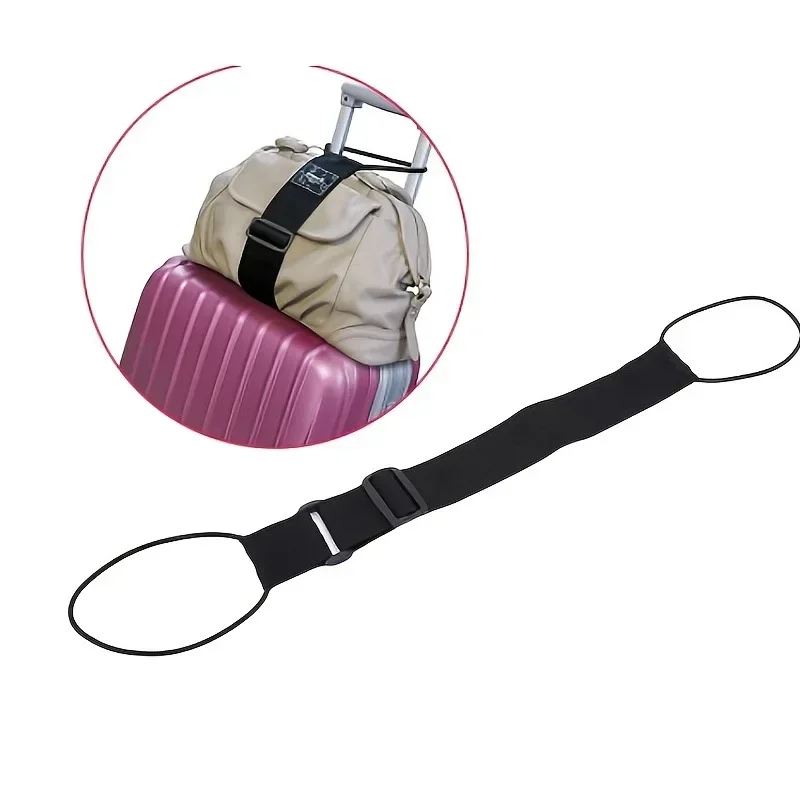 Ajustável Elastic Bagagem Strap, Bagagem Correia, Bagagem Bungee Belts, Mala Belt, Viagem de Segurança, Carry on Straps