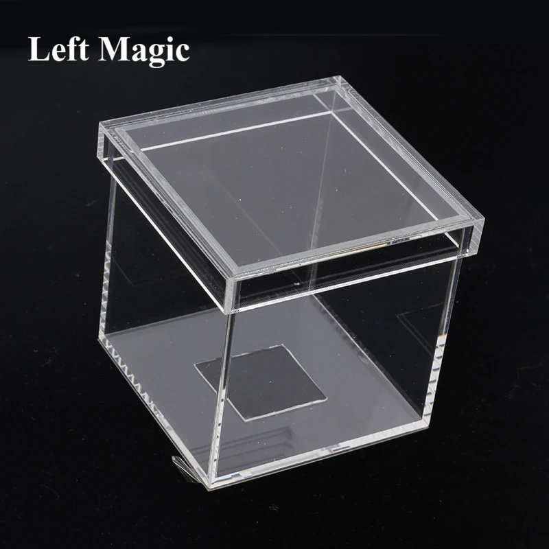 صندوق النقش الخدع السحرية ضوء صندوق شفاف ثقيل ماجيا ساحر محترف عن قرب الوهم الدعائم للتحايل Mentalism متعة