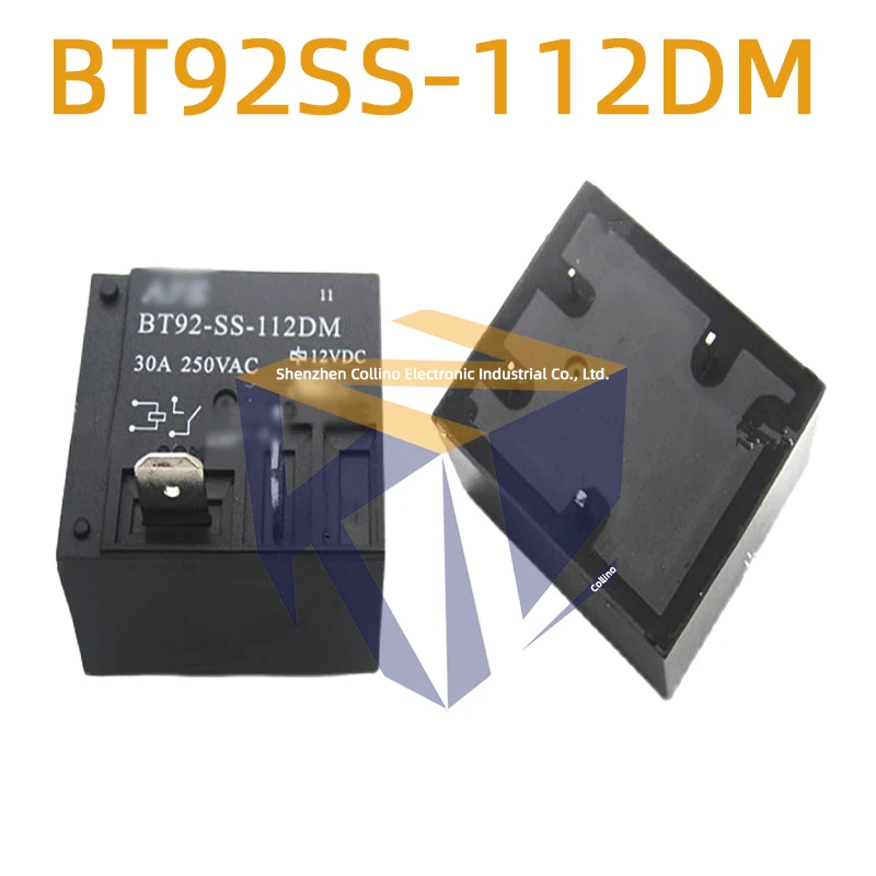 10pcs BT92SS-112DM plug-in superior 12V relé de 4 pinos 30A de alta corrente