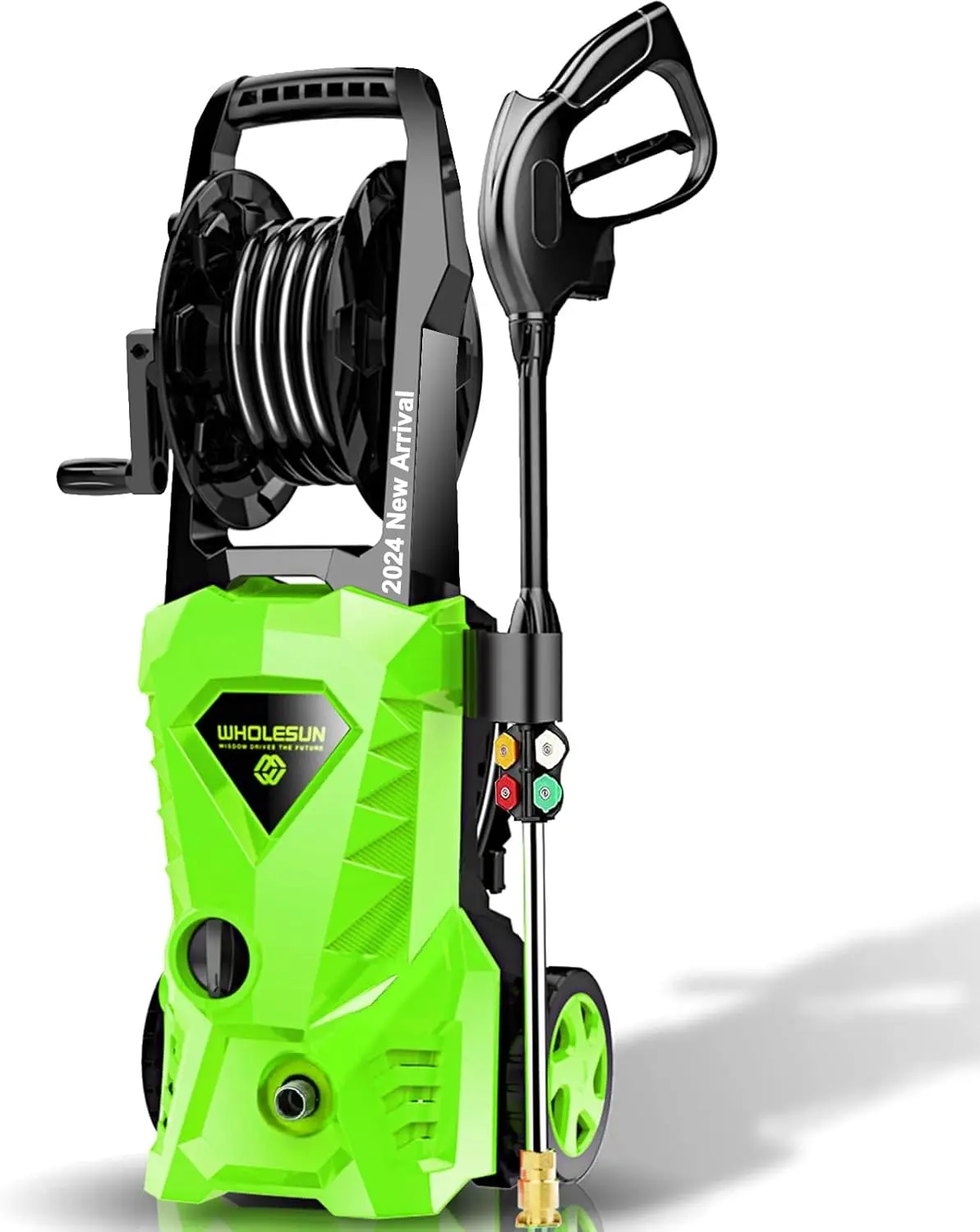 Electric Pressure Washer 2.4GPM Power Washer 1600W High Pressure Cleaner Machine with 4 Nozzles Foam Cannon,Bes