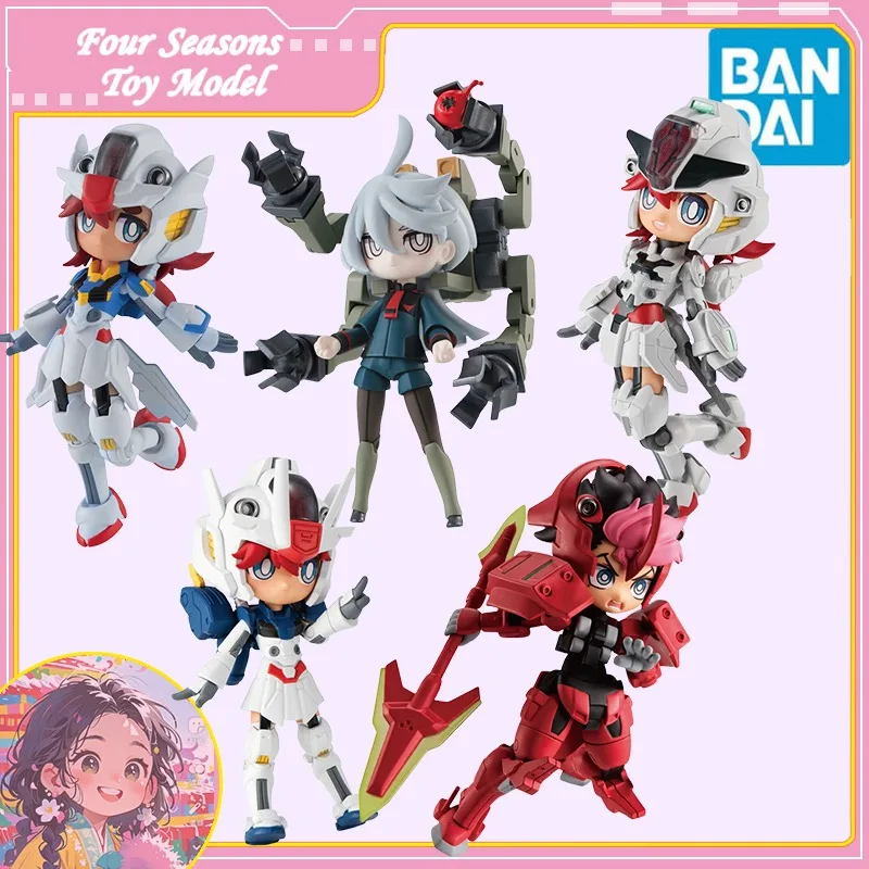 

Быстрая доставка Bandai аниме Shokugan Suletta Mercury Miorine Rembran Ericht CALIBARN AERIAL GUNDAM оригинальная модель игрушки фигурка ребенка