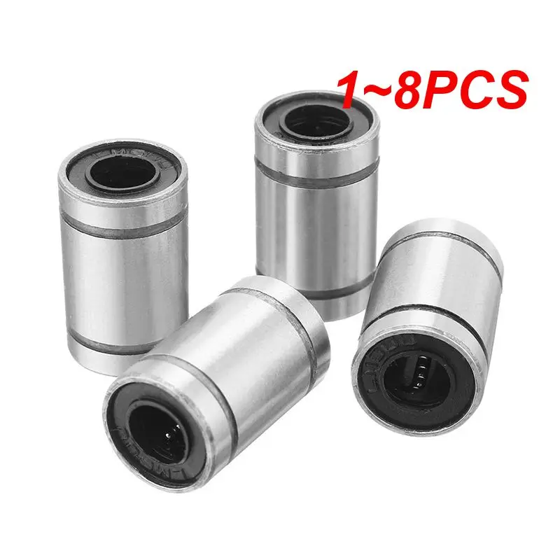 1~8PCS LM10UU LM16UU LM12UU Linear Bearing Linear Bushing 8mm Rods Linear Rail Linear Shaft Parts CNC 3D Printer