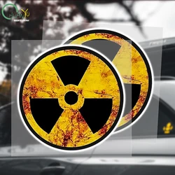 Personality PVC Decal Nuclear Radiation Waterproof Car Sticker on Motorcycle Laptop Decorative