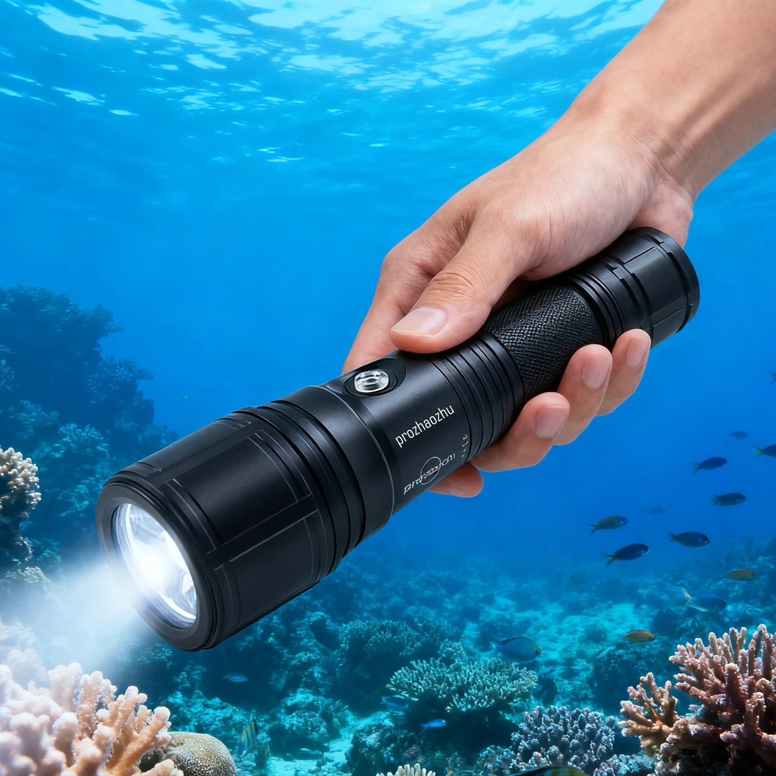 DL-B20 Torcia subacquea super resistente XHP50 Focus Zoom 26650 USB-C Ricarica IP68 100M Luce subacquea impermeabile