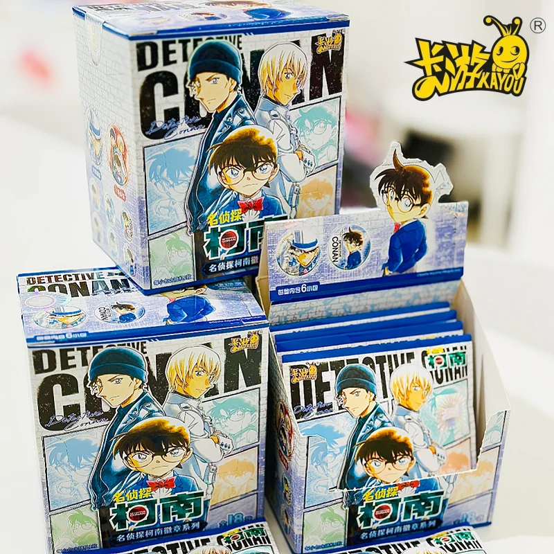

Подлинный значок детектива Конана KAYOU, том 2, вся коробка, тематический значок манги, детский значок призрачного вора, коллекция анимационных игрушек, подарки