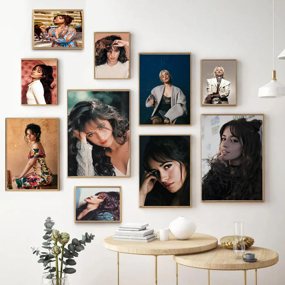 

Singer Camila Cabello Vintage Posters Sticky Vintage Room Home Bar Cafe Decor Kawaii Room Decor