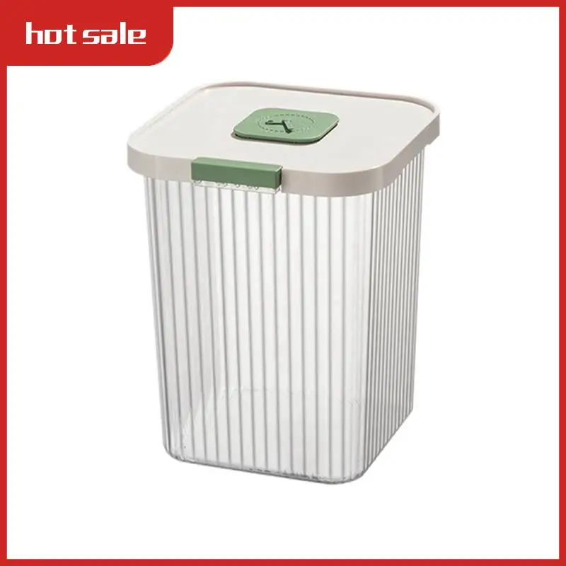

A52I-Moisture Proof Insect Proof Rice Box Grain Sealed Jar Kitchen Container Bucket Storage Pet Food Box With Lid