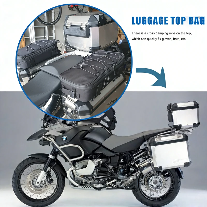 1-3pcs set Motorcycle Luggage Bags Additional Bags for BMW GS 1200 LC Adventure 2013-2017 R1250GS R1200GS Adventure Top Pack