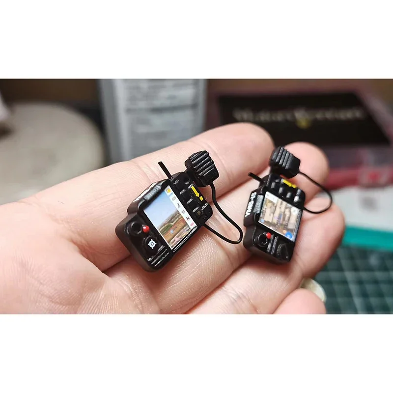 1 個ブラックシミュレーションミニナビゲーション装飾 1/10 RC クローラー車トラクサス TRX4 ディフェンダー RC4WD 部品