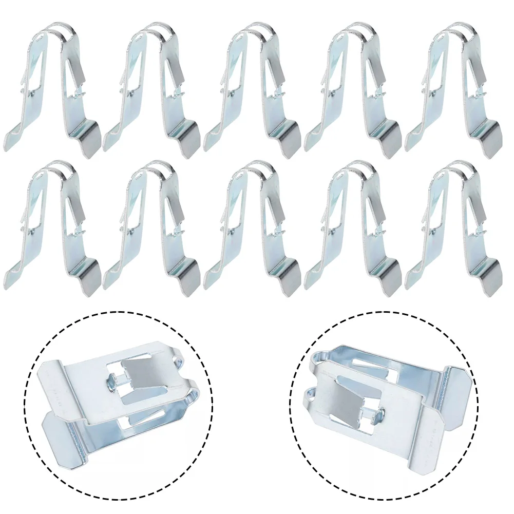 10Pcs Metal Retainer Clips Interio Trim Panel Fastener Clip For Ceiling Handle And Roof Handle Auto Fastener