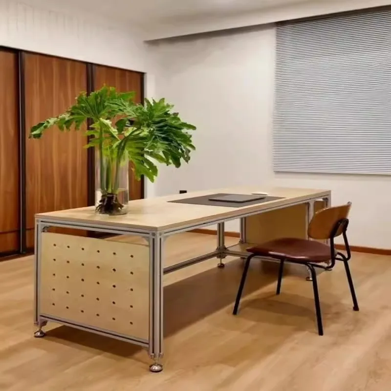 Ocean board birch desk simple negotiation creative conference table large class table workbench