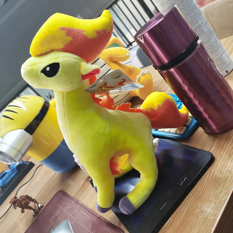 Pokemon Kawaii Ponyta Pluszaki Kreskówkowe i Śliczne Ogniste Konia Lalki Poduszki Dekoracyjne Prezent Urodzinowy Dla Dzieci Przyjaciół Chłopców