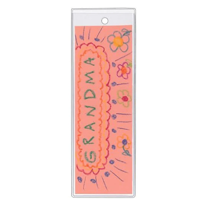 Super Sale 30 Pcs Clear Bookmark Sleeves Plastic Blank Photobooth Frames