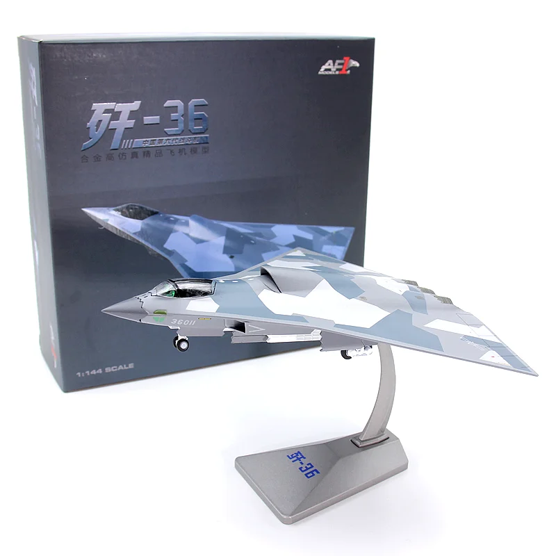 1/144 Diecast China Metal J36 J-36 Metal Plane Aircraft UAV Model Toy