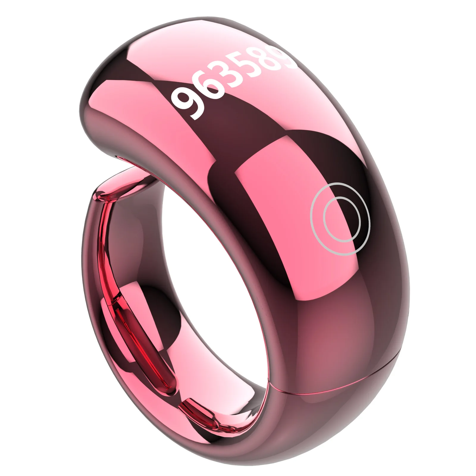 Cross-border touch ring Electronic counter Visual counter Touch digital display Hand press charging Smart luminous light