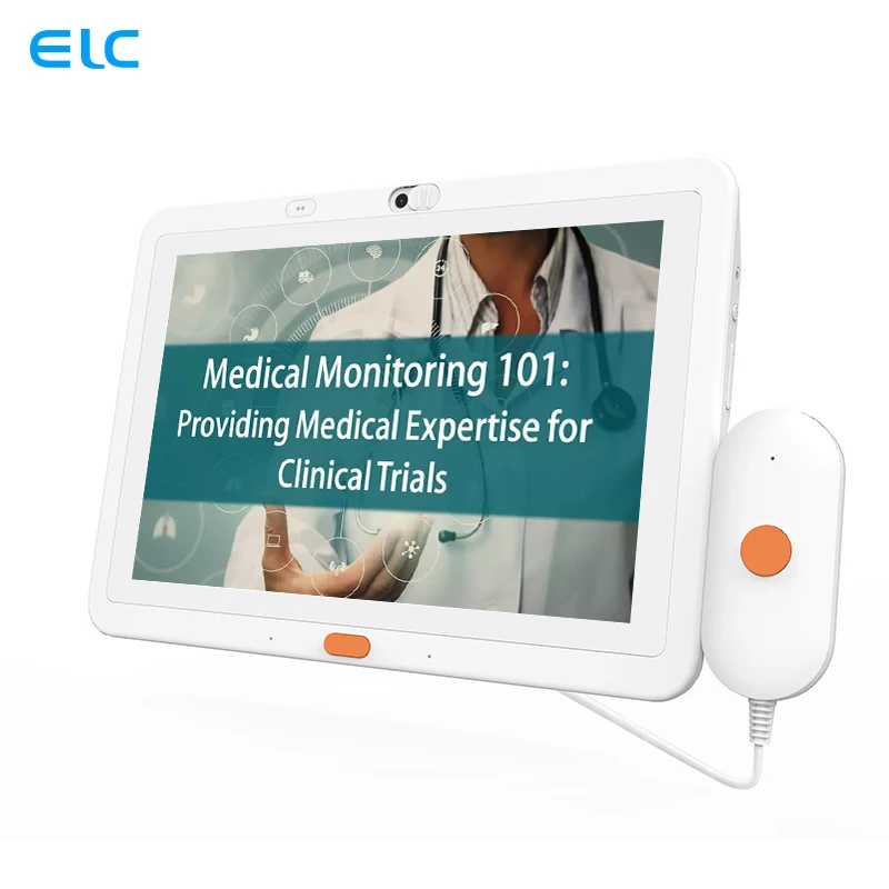 WH1012T Android Business Tablet PC New Medical Hospital Patient Bed Wall Mounted Digital Signage Display CPU RK3288