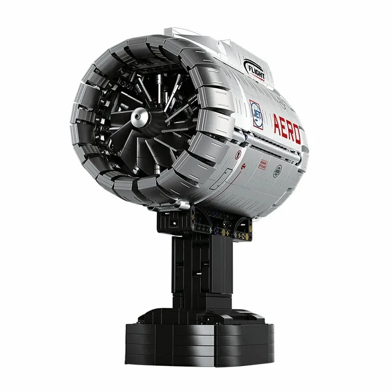 1813 pièces MOC 33019 moteur d'avion technique avec moteur vaisseau spatial blocs de construction brique bricolage jouets coffret cadeau pour collecteur