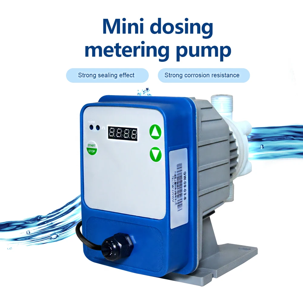 

Mini Metering Pump Acid Alkali Electromagnetic Diaphragm Dosing Pump Small Electric Diaphragm Pump Sewage Treatment Dosing Pumps