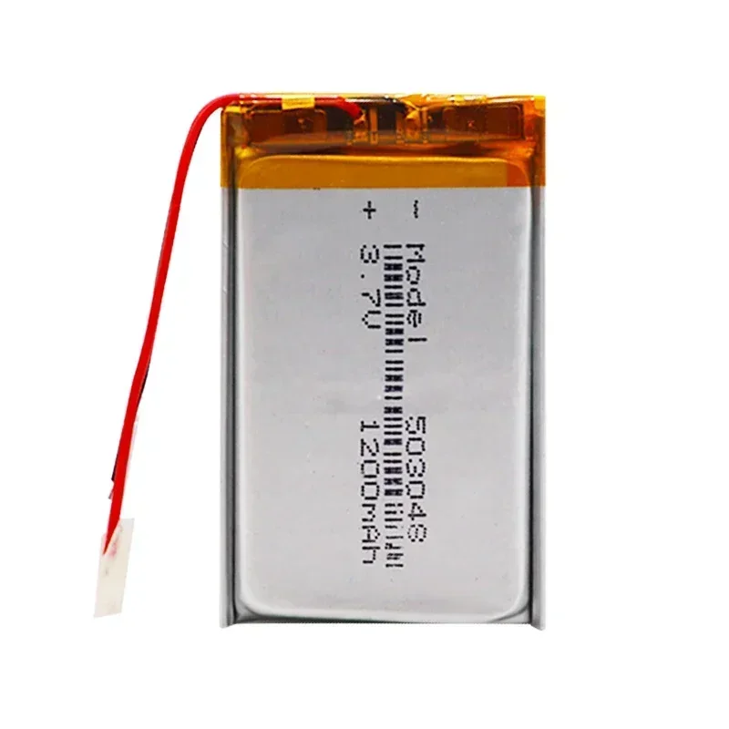 2pcs 503048 Rechargeable Battery 3.7V 053048 1200MAH Lithium Polymer Battery For MP3 MP4 Bluetooth GPS Wireless Stereo Headset