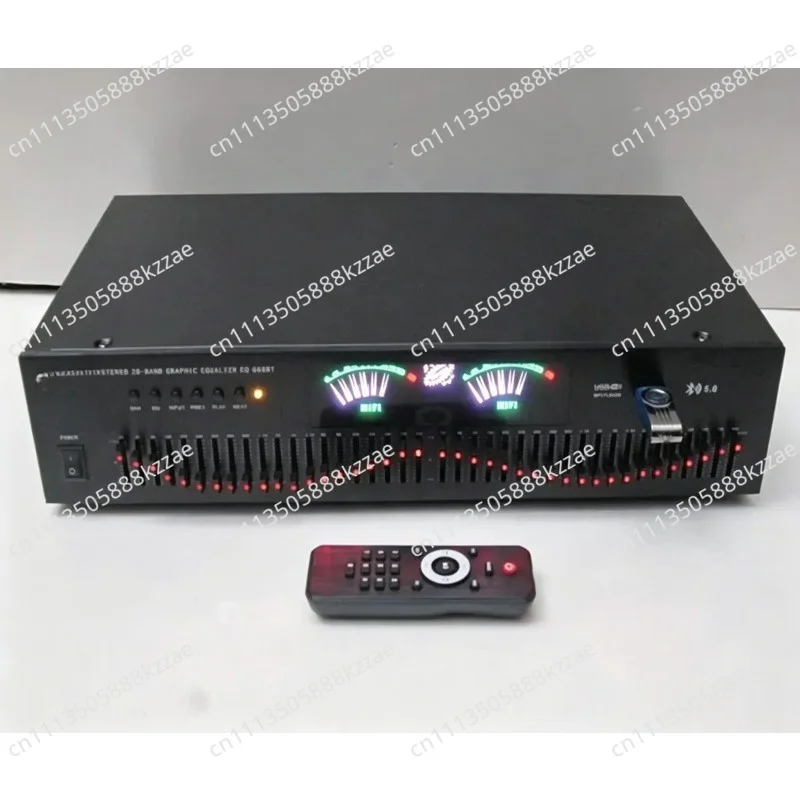 For Remote control 40-band5.0lossless Bluetooth card stereo high-medium bass hifi Graphic Equcize home dual 20-band EQ equalizer