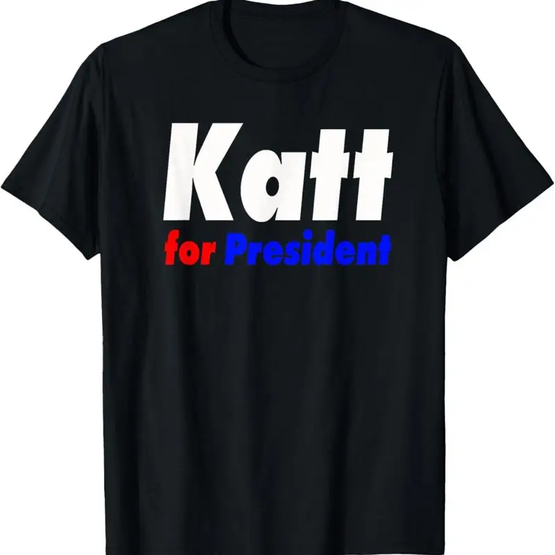 

Футболка Comedy Lover Apparel Katt For President, маленькая черная