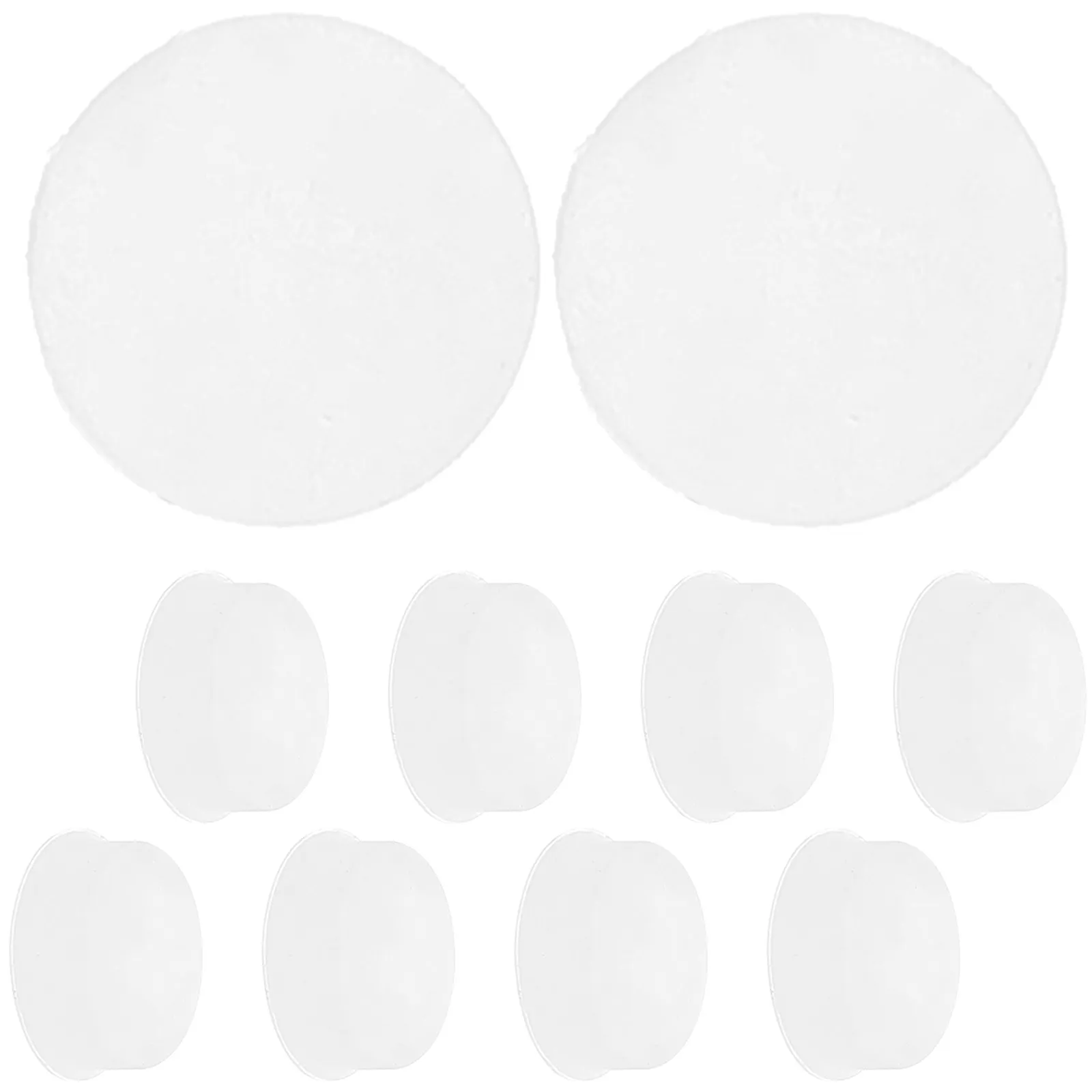 10pcs Silicone Flute Hole Pads – Open Hole Plugs & Key Covers for Flute Repair and Performance Enhancement