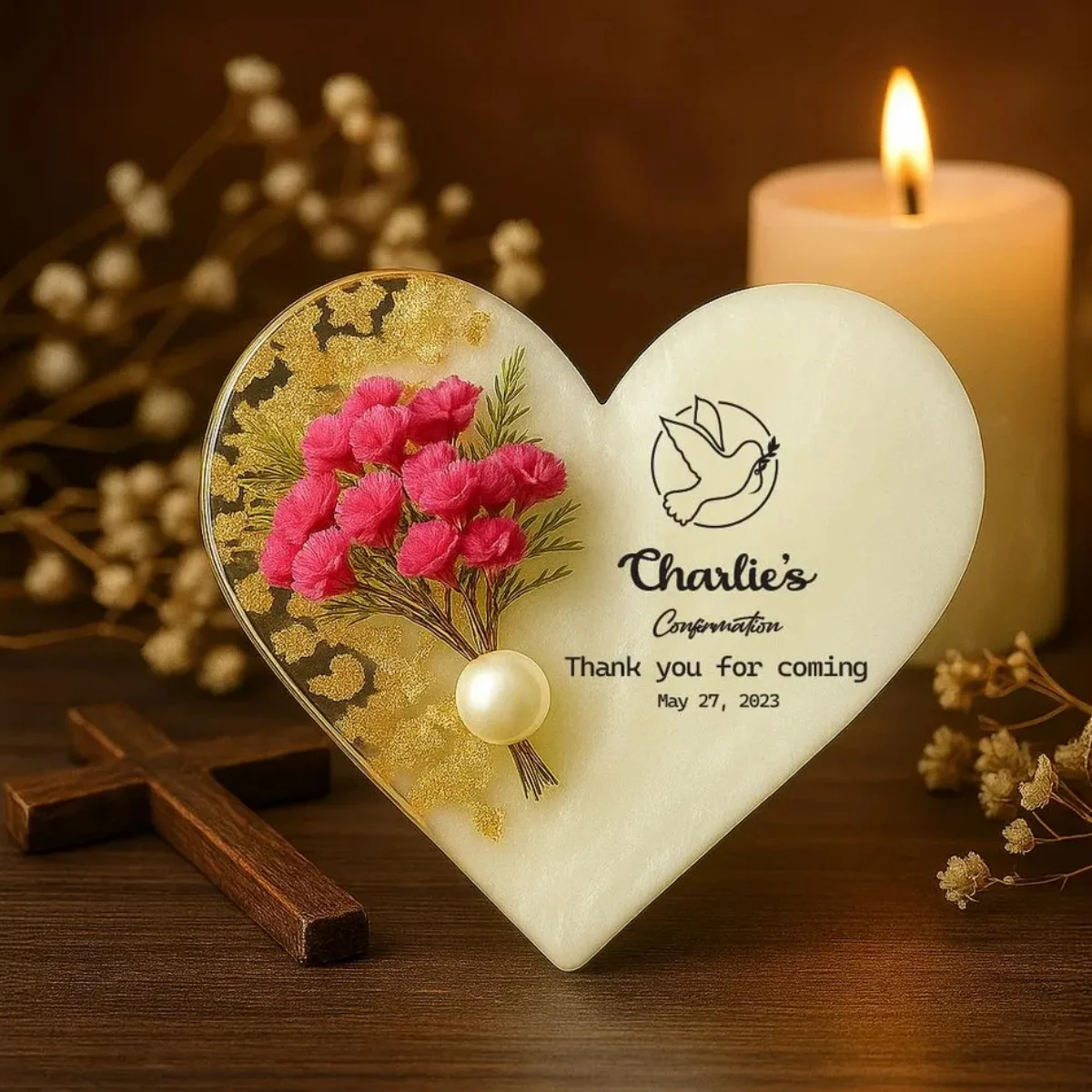 10PCS Baptism Favor…