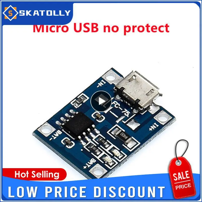 5V 1A 18650 Lithium Battery Charger Board Mini/Micro USB TYPE-C Power Charging With Protection Functions