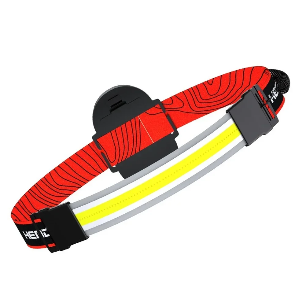 

Светодиодный налобный фонарь для кемпинга, походов и ночных исследований с яркостью 350 лм, источником света COB и водонепроницаемой конструкцией