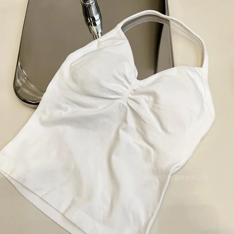 

Новый спортивный бюстгальтер-топ с поддержкой для груди, амортизирующий, высокопрочный, для йоги, с красивой спинкой, на бретелях, для женщин