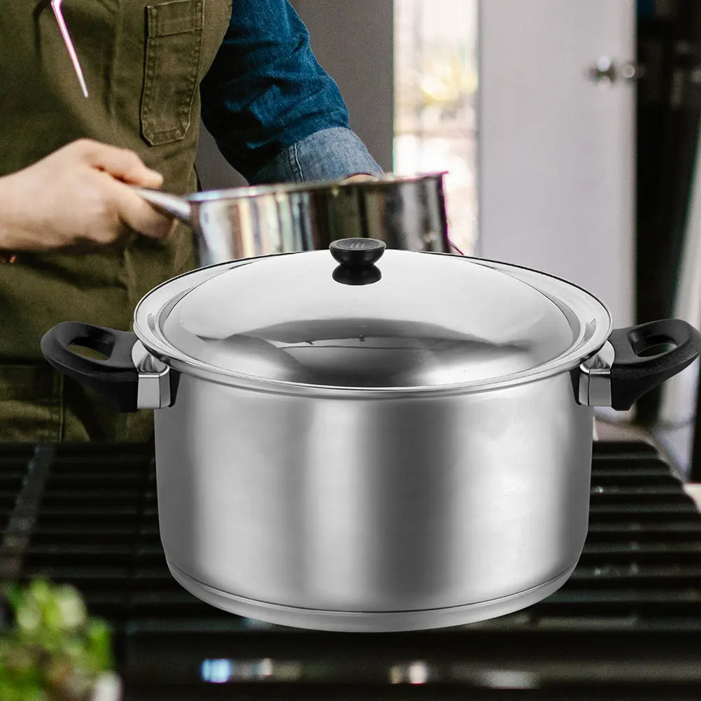 

2Pcs Universal Stainless Steel Pot Lid Thickened Frying Pan Replacement Cover for Skillet Wok Kitchen Pot Accessories