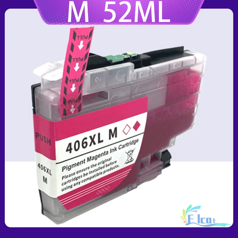 Cartucho de tinta LC406 LC406XL Compatible con impresora Brother MFC-J4335DW MFC-J4345DW MFC-J4535DW MFC-J5855DW MFC-J5955DW J6555DW