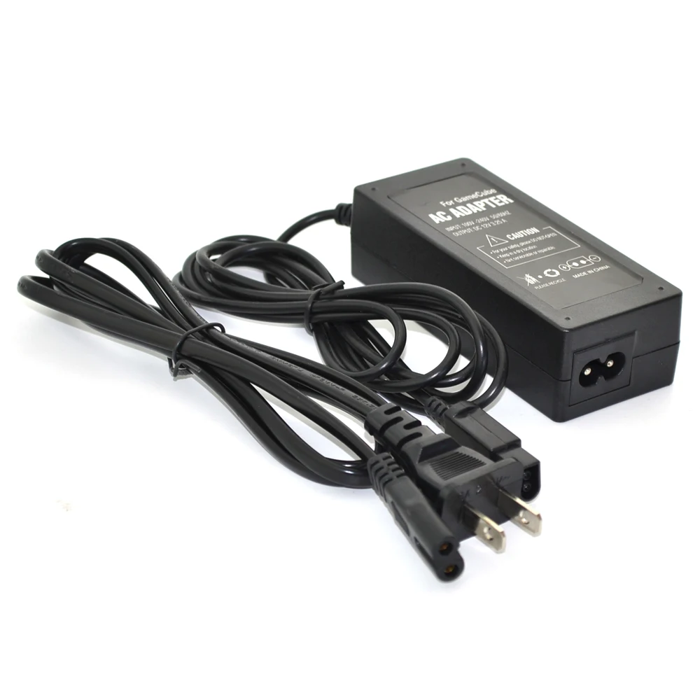 US Plug Power Supply for GameCube video game console charger for NGC AC adapter 100-240V