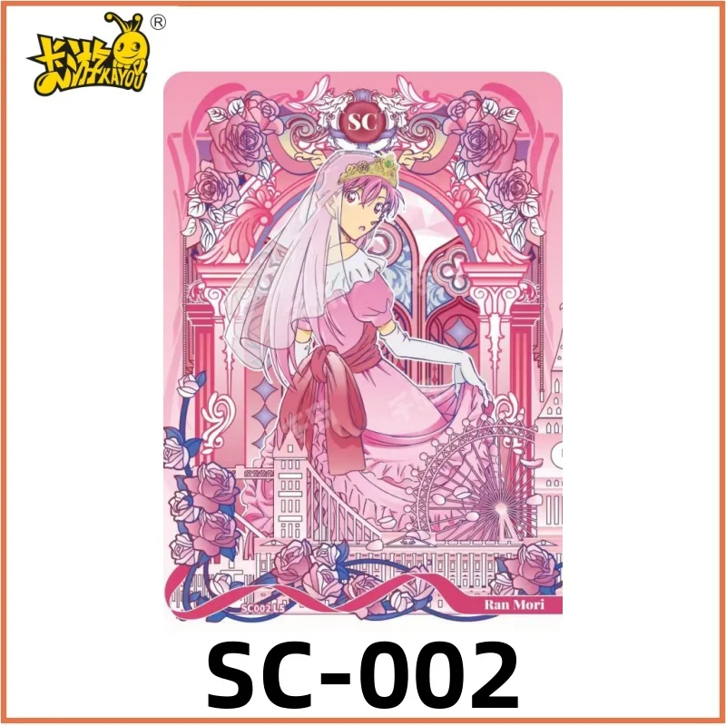 KAYOU Detective Conan Collezione Card Mystery Insight Pack SC CR AR Carta creativa Regalo di compleanno del tesoro