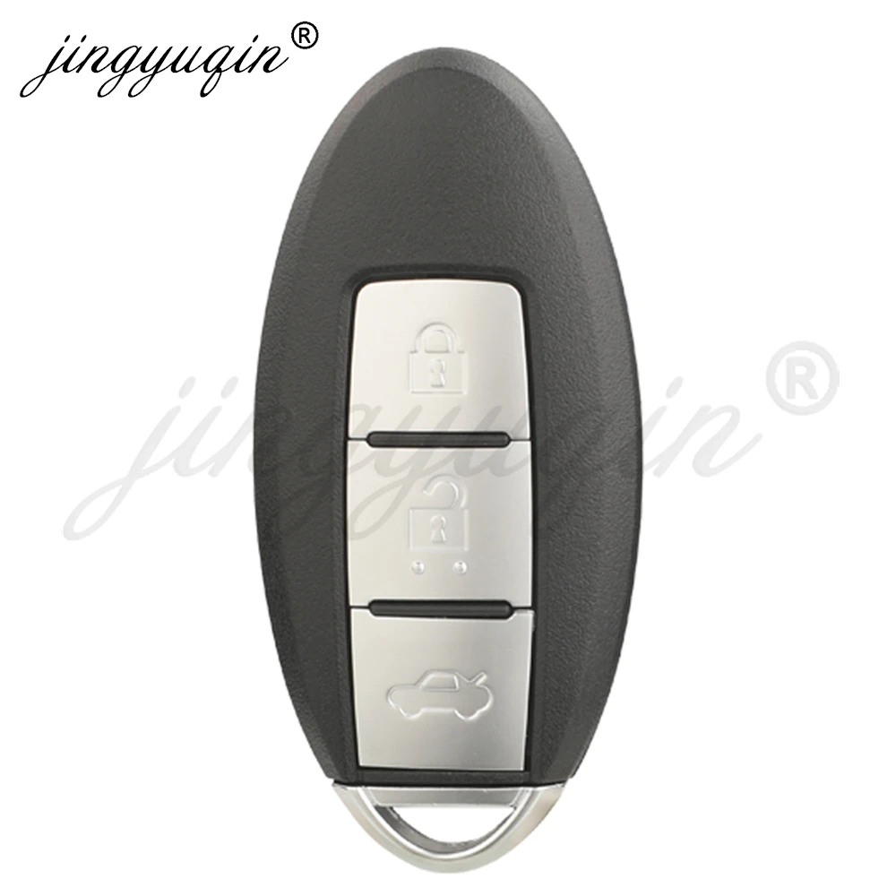 Jingyuqin 3/4/5BTN Auto-Fernschlüsselgehäuse für Nissan Cube Juke Versa Note X-Trail Qashaqai Sunny Juke Altima TIIDA Murano Maxima