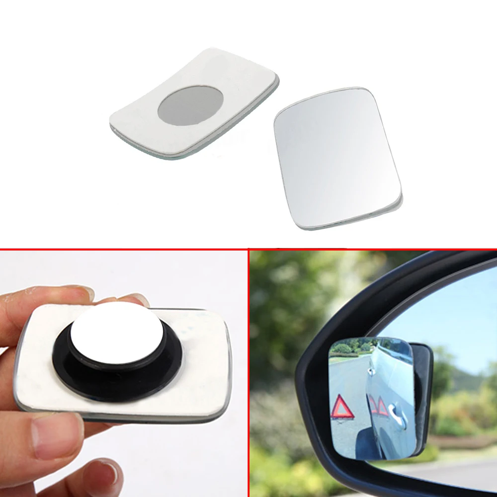 Car sub mirrors Small round Convex Fan-shaped Rectangular mirror Increase the visual angle Avoid blind spots Ensure driving safe