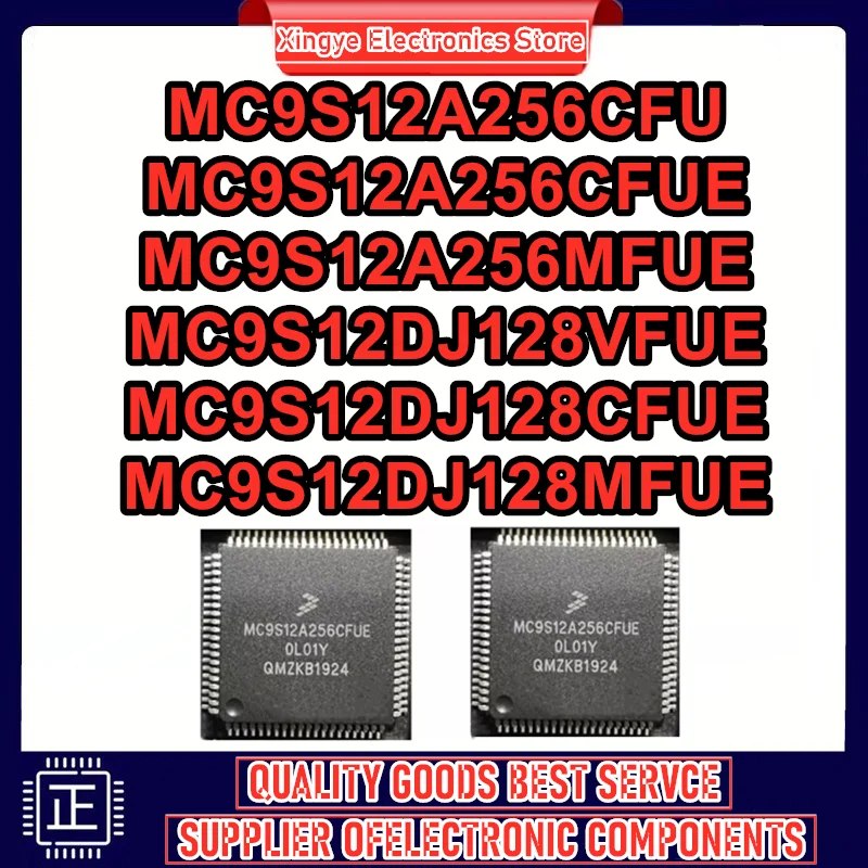 

MC9S12A256CFU MC9S12A256CFUE MC9S12A256MFUE MC9S12DJ128VFUE MC9S12DJ128CFUE MC9S12DJ128MFUE QFP IC чип 100% новый оригинальный