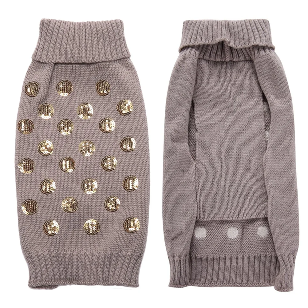 

Dog Sweater Grey Size Xl Squama Design Warm Pet Clothes Autumn Winter Puppy Clothing Pet Sweater Warm Dog Clothes