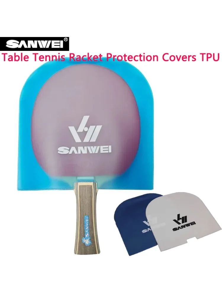 SANWEI – housses de Protection pour raquette de Tennis de Table, Film de Protection étanche et Anti-poussière en TPU, sacs de Protection Anti-oxydation, housse en caoutchouc