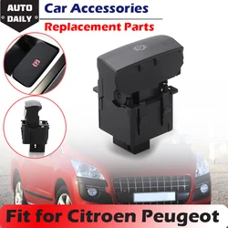 Interruptor do freio de estacionamento interruptor de freio de mão eletrônico interruptor botão de freio de estacionamento apto para peugeot 5008 308 3008 cc sw ds5 ds6 607 470703