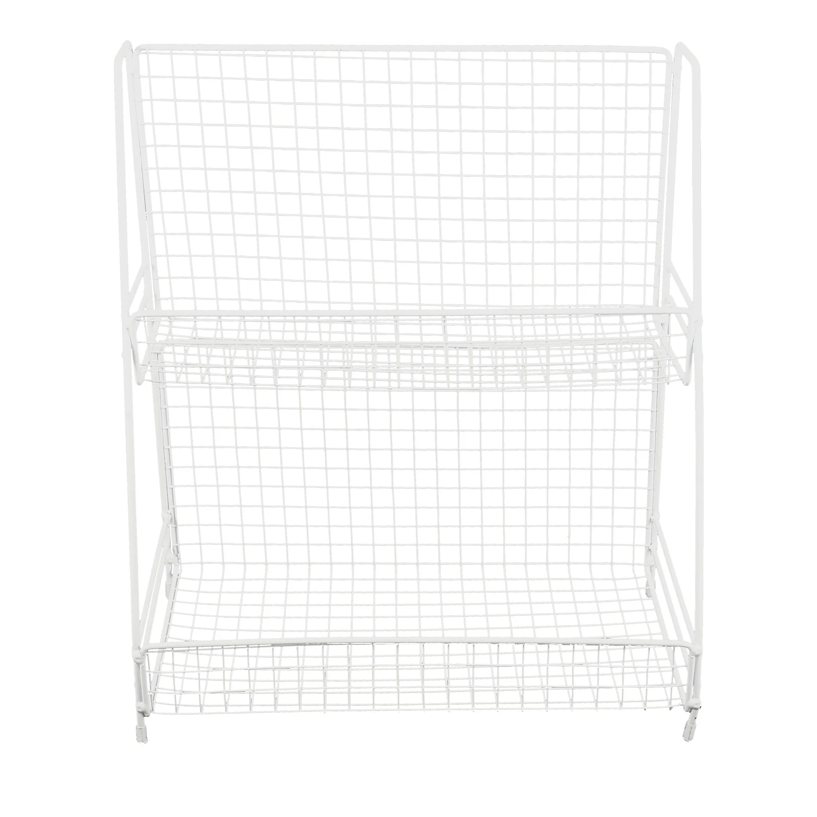 

Double Layers Cup ganizer Storage Rack Black Office Water Bottle Holder Glass Display Desktop Iron Material