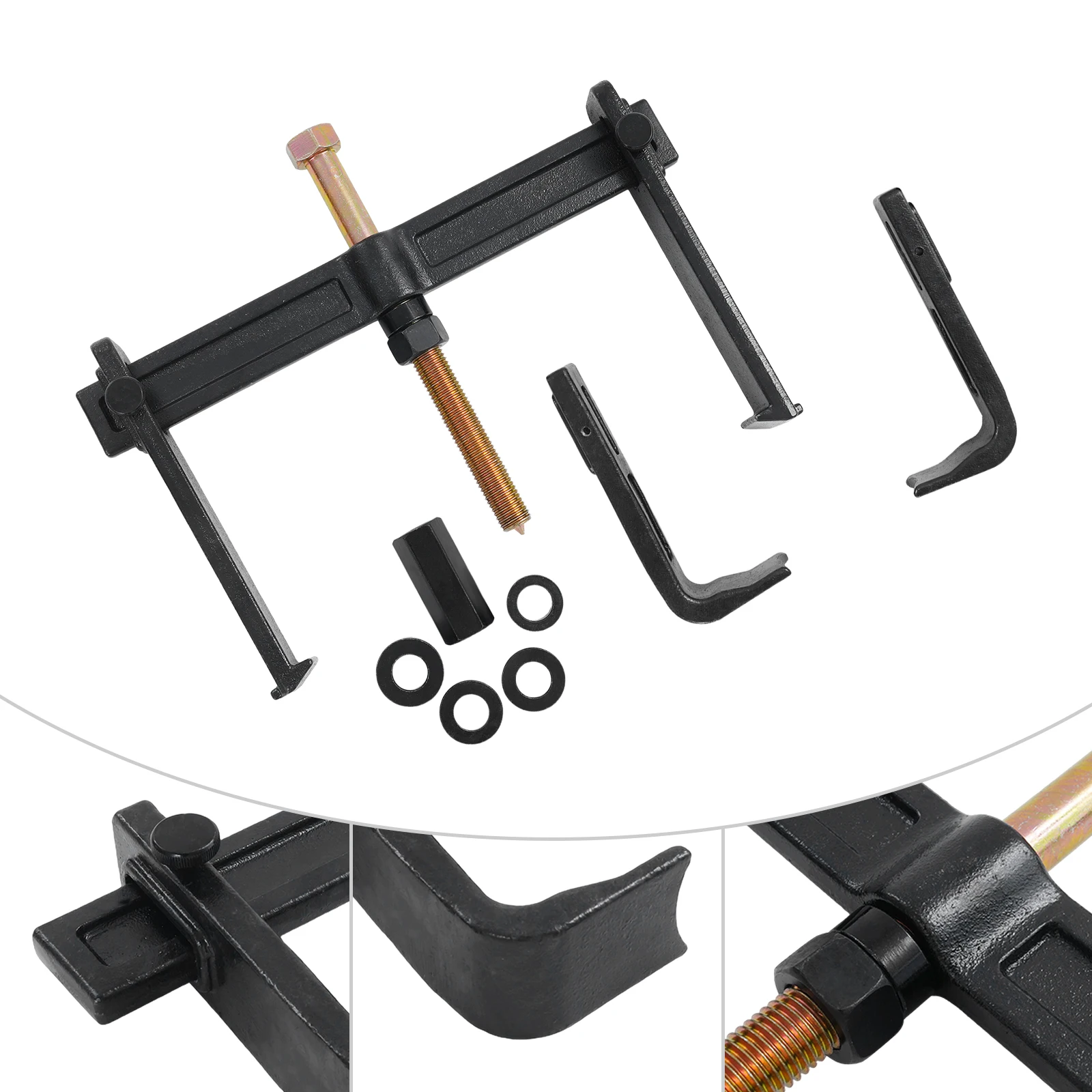 78830 طبلة محور شديدة التحمل ومجموعة سحب دوارة - أداة مزورة 8.5 طن مع 3 محولات لإصلاح فرامل السيارات والشاحنات وسيارات الدفع الرباعي