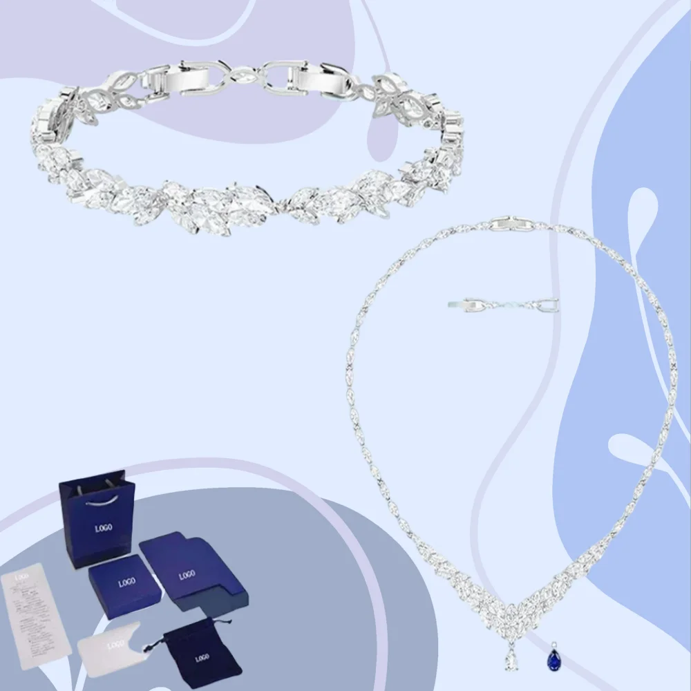 

New Trend LOUISON Platinum Bracelet Gorgeous Matte Leaf New Pattern Crystal Women's Wild Fashion Jewelry Romantic Birthday Gift